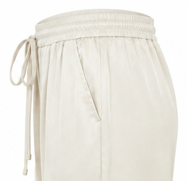 Pantalon fluide écru