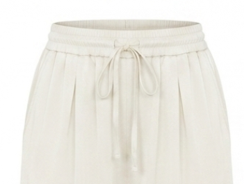 Pantalon fluide écru