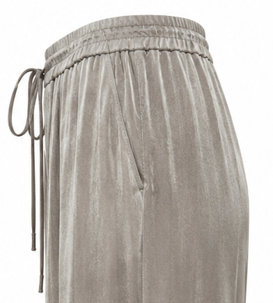 Pantalon fluide taupe clair