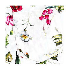 Pantalon FLORAL blanc