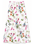 Pantalon FLORAL blanc