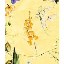 Pantalon FLORAL jaune