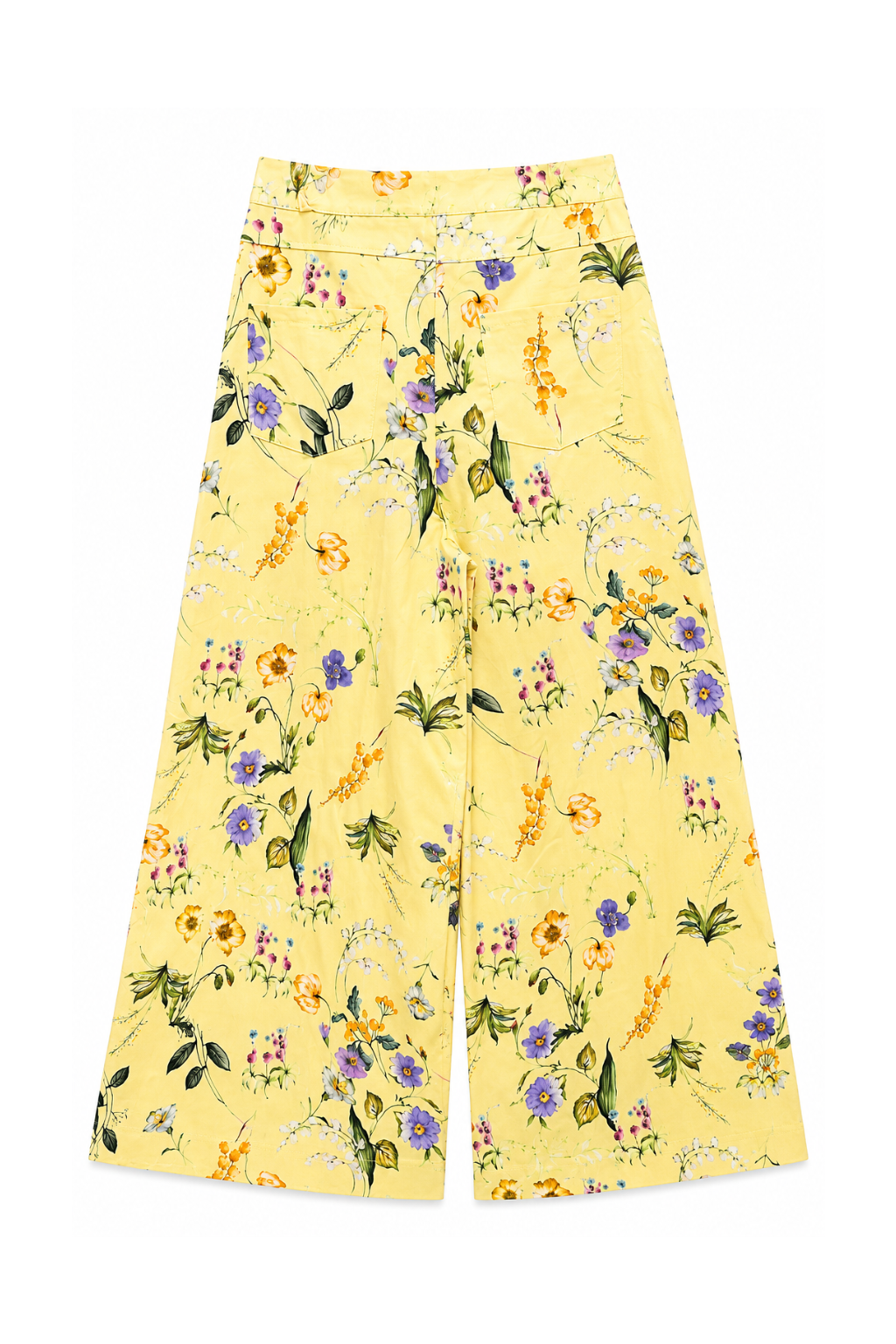 Pantalon FLORAL jaune