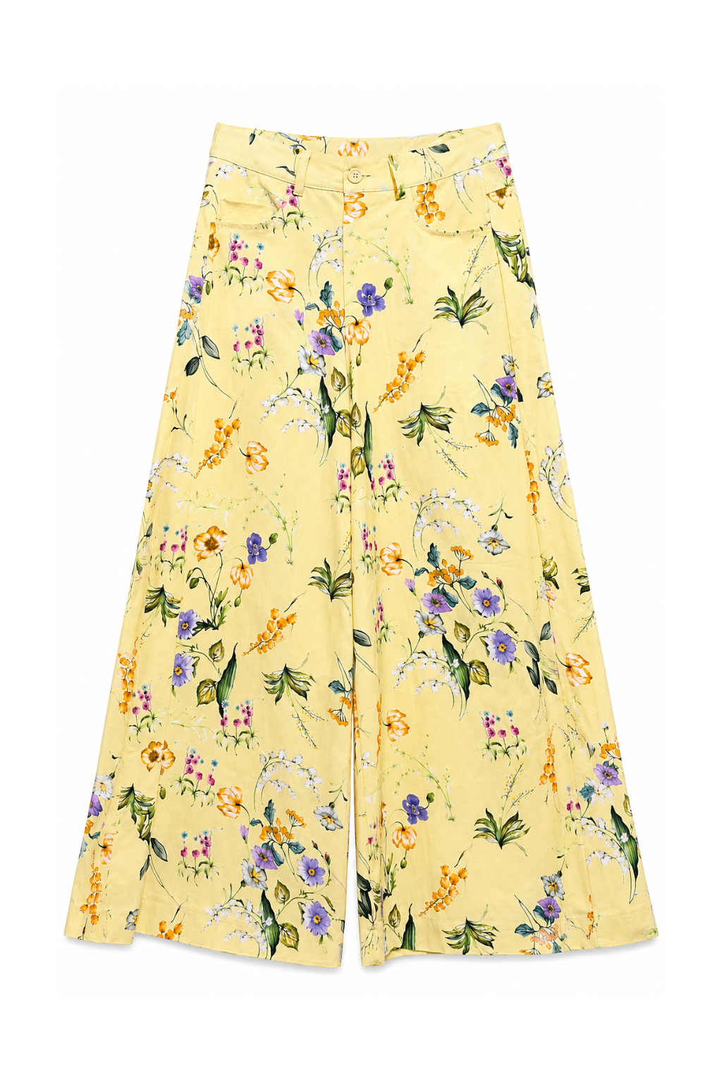 Pantalon FLORAL jaune