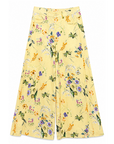 Pantalon FLORAL jaune