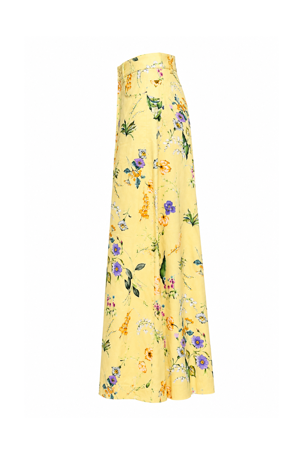 Pantalon FLORAL jaune