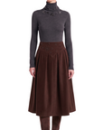 INTERDEE pull anthracite orné de flocons sequins col