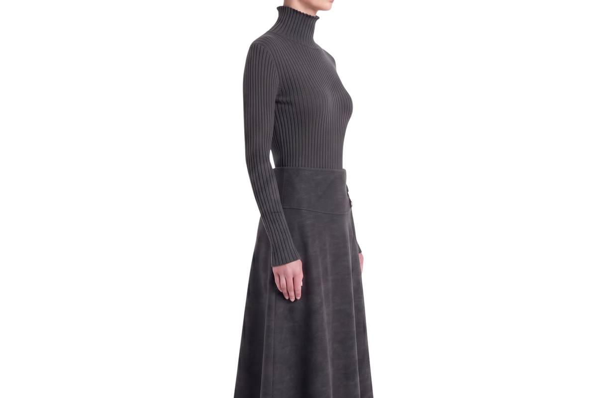 Pull chaussette laine anthracite Interdee