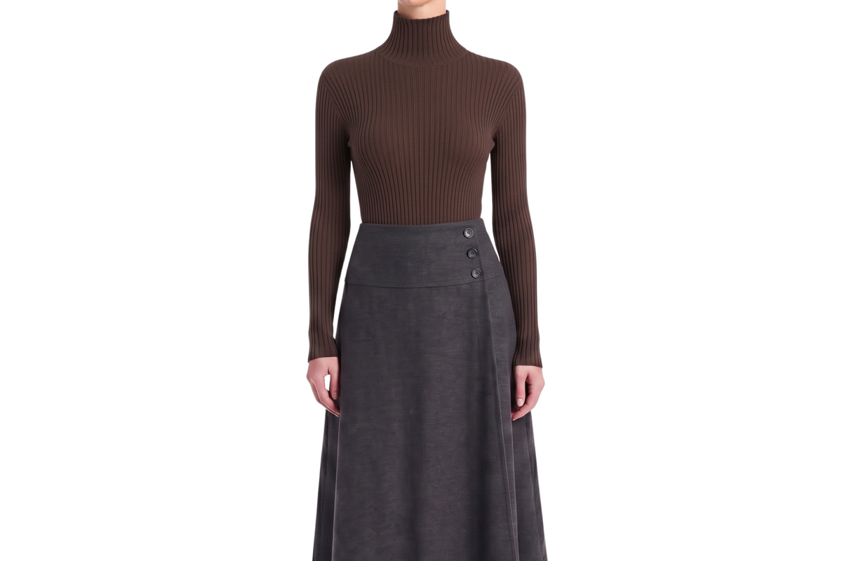 Pull chaussette laine cacao Interdee