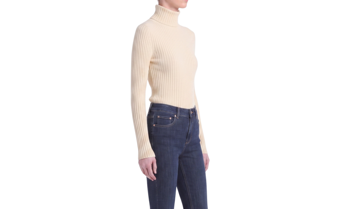 Pull chaussette laine écru Interdee