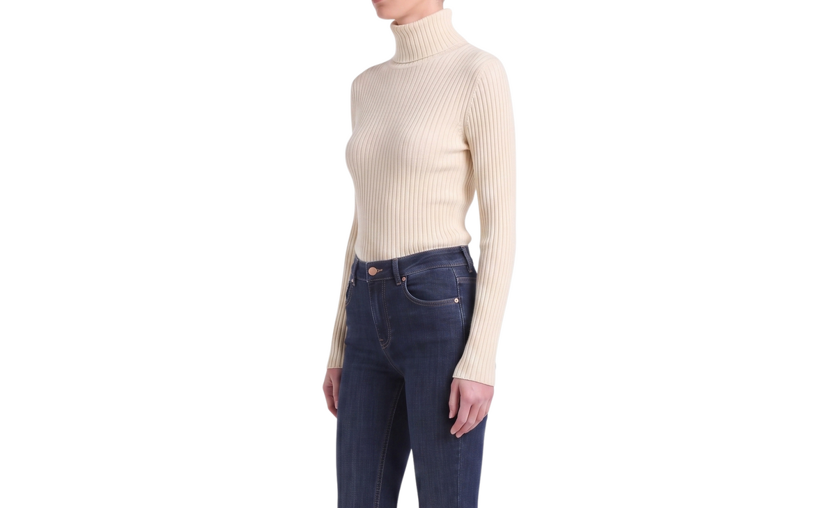 Pull chaussette laine écru Interdee