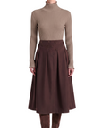 Pull chaussette laine taupe Interdee