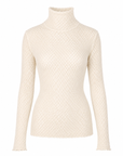 Interdee Lochmusterpullover in Ecru