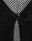 Gilet/pull maille noir Natacha