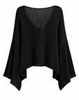 Gilet/pull maille noir Natacha
