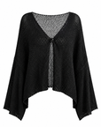 Gilet/pull maille noir Natacha