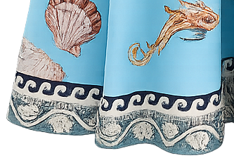 Robe courte écru ciel MER
