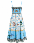 Robe courte écru ciel MER