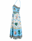 Robe courte écru ciel MER