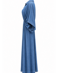 Robe midi tencel denim