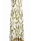 Robe longue kaki motifs maillons