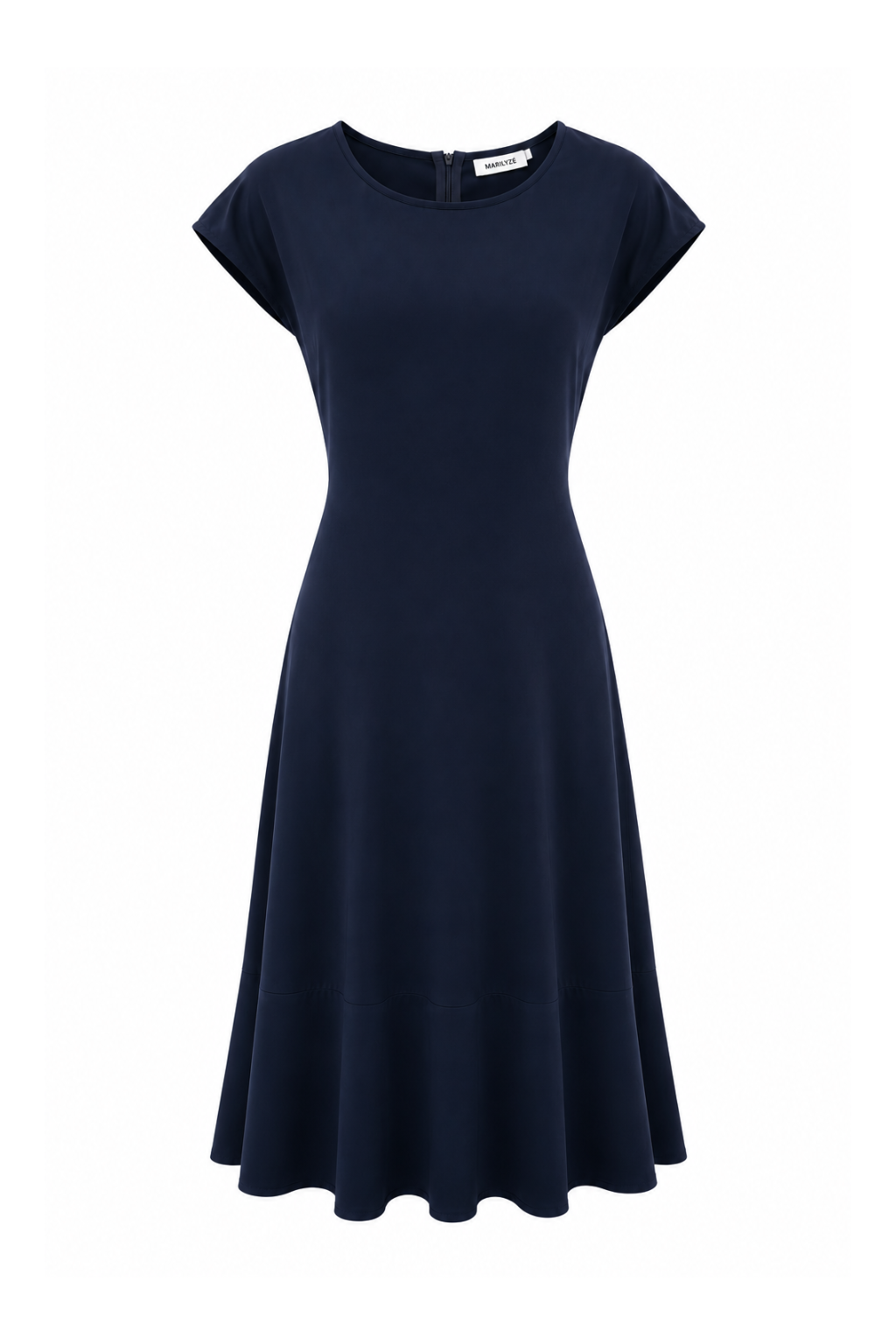 Robe noeud marine coton glacé