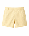 Short chino coton jaune clair