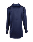 Exetera Marineblaue lange Bluse