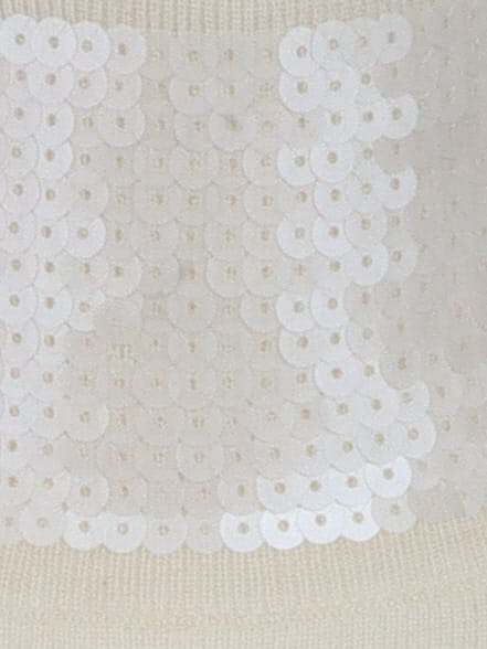 Pull Interdee écru orné de séquins col