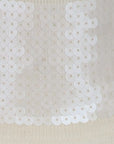 Pull Interdee écru orné de séquins col