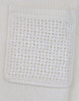 Pull Interdee écru poche ornée de séquins