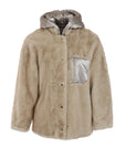 Veste fausse fourrure St Moritz/ tissu technique GIOVANNI