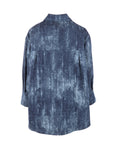 surchemise en jeans boutons décoratifs
