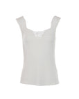 Top dentelle Natacha blanc