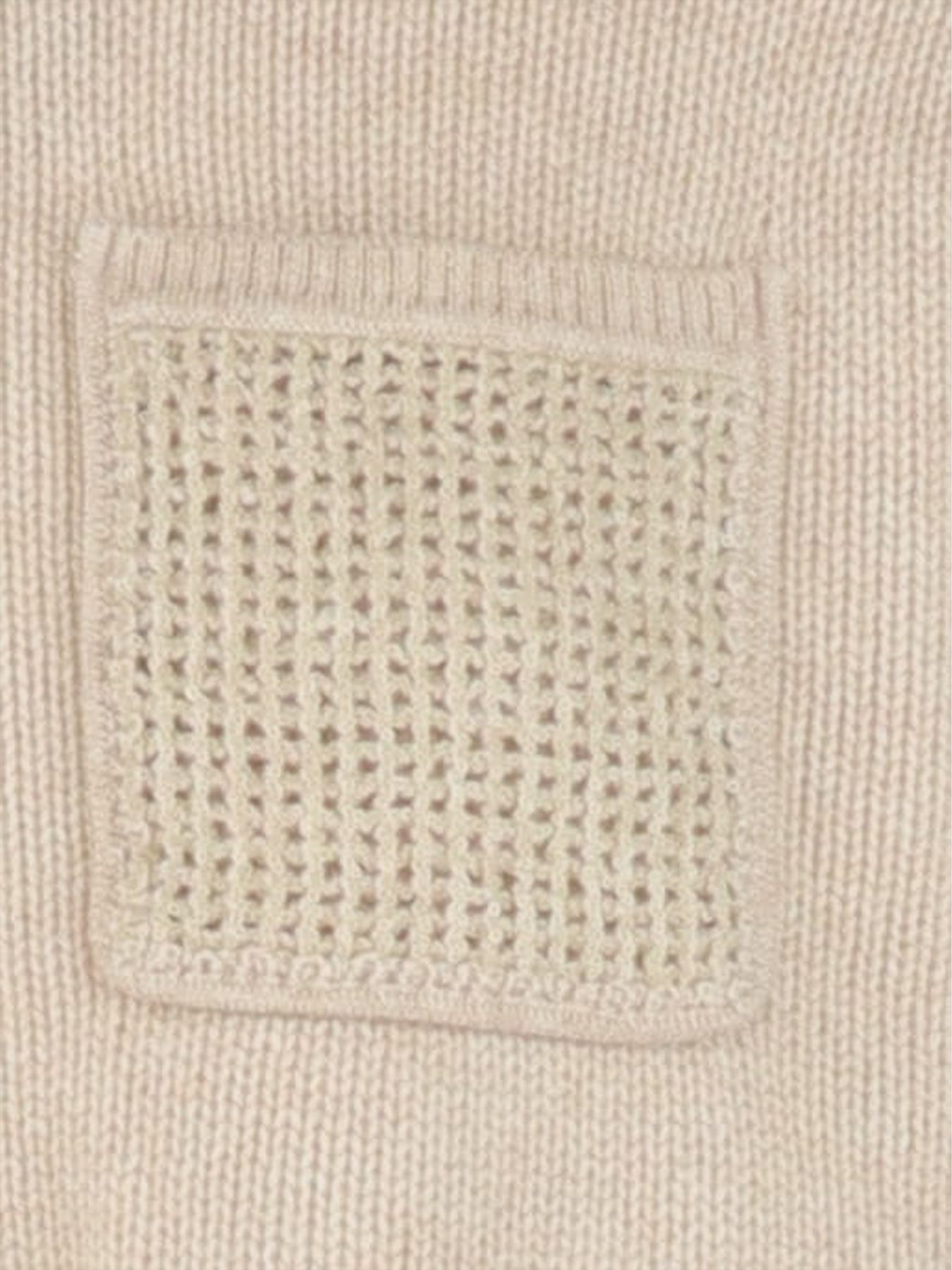 Pull Interdee beige poche ornée de séquins