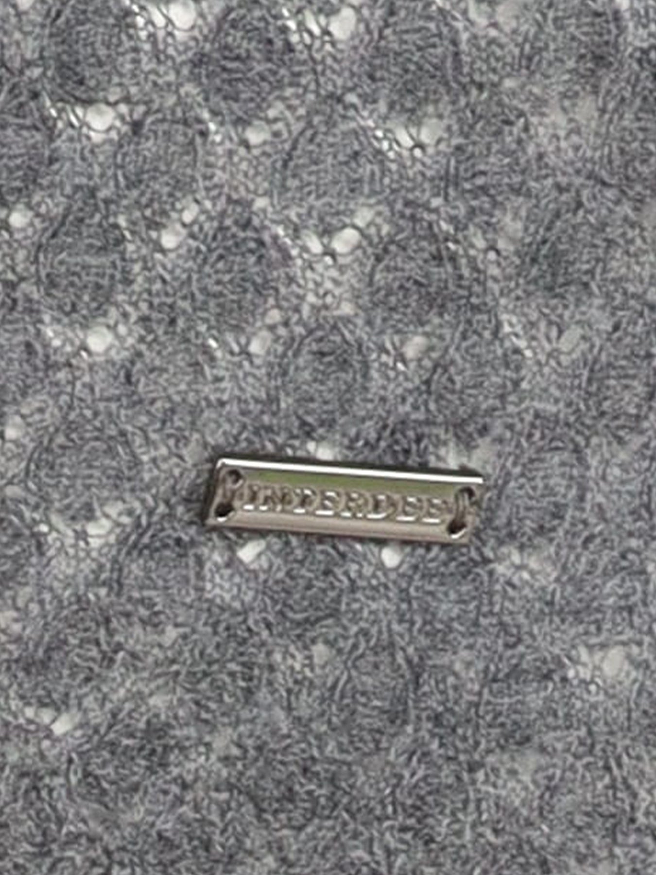 Pull Interdee ajouré anthracite