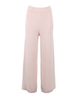 Pantalon large maille baby pink Natacha
