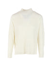 Pull Interdee maille torsadée écru /strass