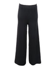 Pantalon large maille noir Natacha