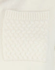 Pull Interdee écru poche torsadée