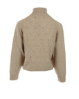 Pull Interdee motif losanges beige /strass