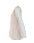 Top soie mélangée baby pink Natacha