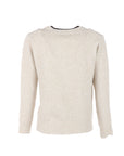 Pull col V bicolore COEUR taille beige-coffee