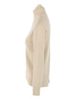 Pull col montant Marley beige