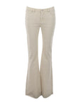 Jeans pat d'élef beige sable