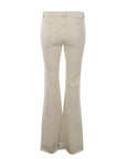 Jeans pat d'élef beige sable