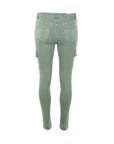 Pantalons cargo coton skinny kaki