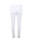 Jeans skinny blanc boutons dorés
