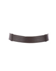 Ceinture cuir coffee fermoir doré