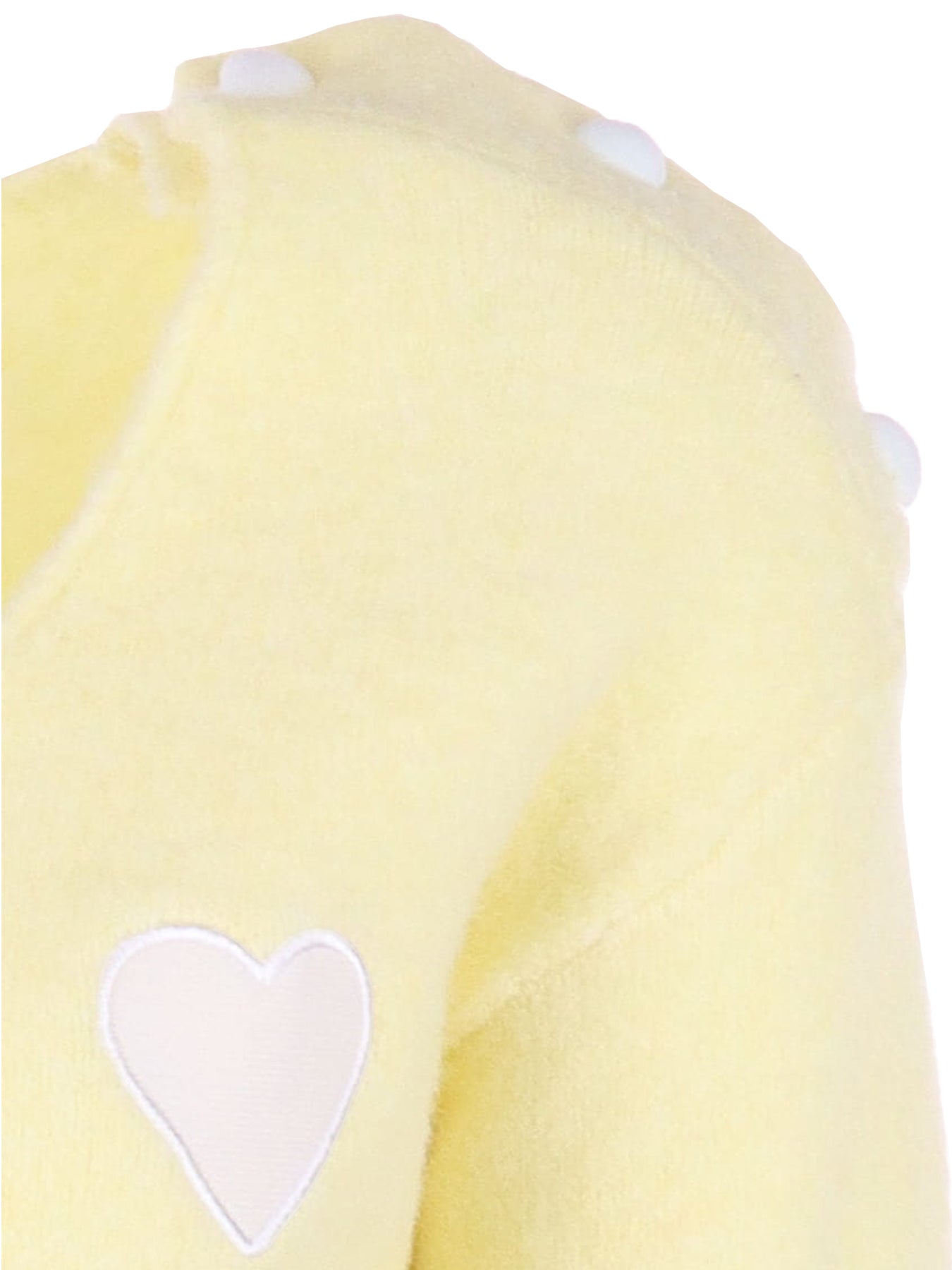 Pull COEUR jaune clair